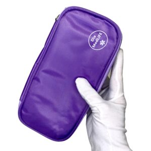 Термо-кейс с холодными пакетами (сиреневый)